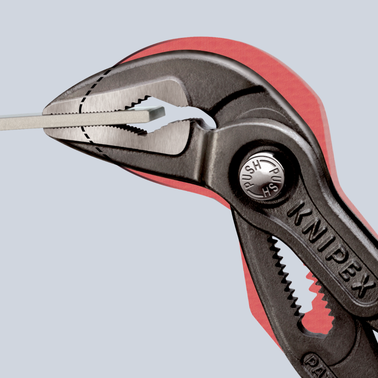 Santechninės replės prailgintos KNIPEX Cobra su fiksavimu 250mm 6 Santechninės replės prailgintos KNIPEX Cobra su fiksavimu 250mm 6