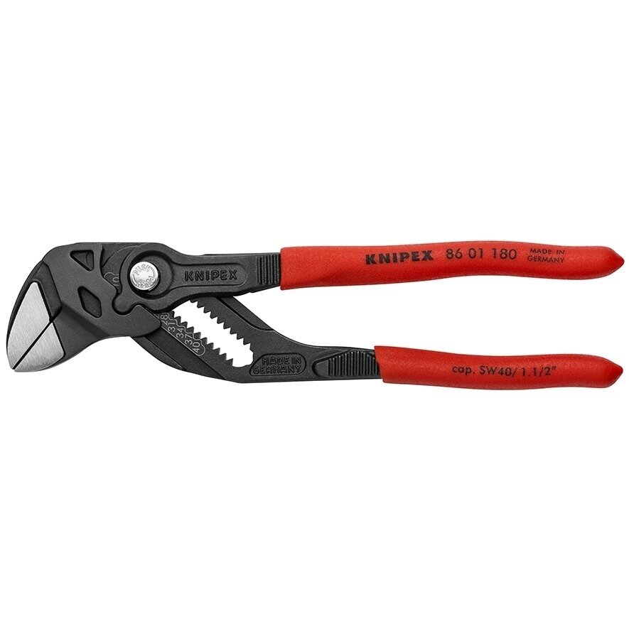 Santechninės replės - raktas KNIPEX su fiksavimu 180mm 2 Santechninės replės - raktas KNIPEX su fiksavimu 180mm 2