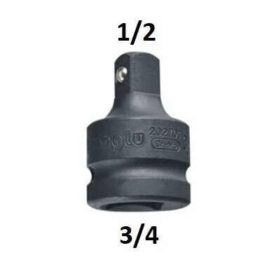 Smūginis adapteris 3/4"(F) - 1/2"(M)