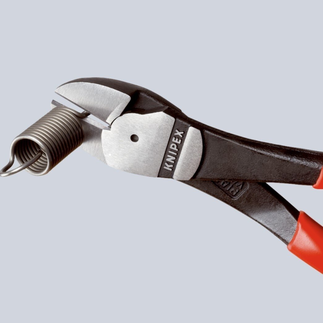Šoninio kirpimo jėgos replės (ergo. rankena) 200mm KNIPEX 2 Šoninio kirpimo jėgos replės (ergo. rankena) 200mm KNIPEX 2