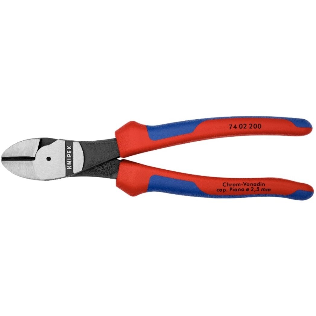 Šoninio kirpimo jėgos replės (ergo. rankena) 200mm KNIPEX 1 Šoninio kirpimo jėgos replės (ergo. rankena) 200mm KNIPEX 1