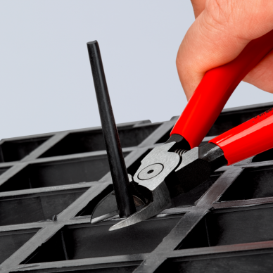 Šoninio kirpimo replės plastikams 140mm KNIPEX 4 Šoninio kirpimo replės plastikams 140mm KNIPEX 4