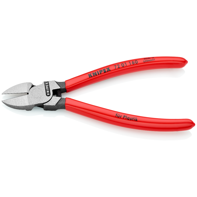 Šoninio kirpimo replės plastikui 160mm KNIPEX 1 Šoninio kirpimo replės plastikui 160mm KNIPEX 1