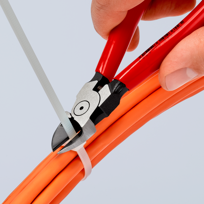 Šoninio kirpimo replės plastikui 160mm KNIPEX 8 Šoninio kirpimo replės plastikui 160mm KNIPEX 8