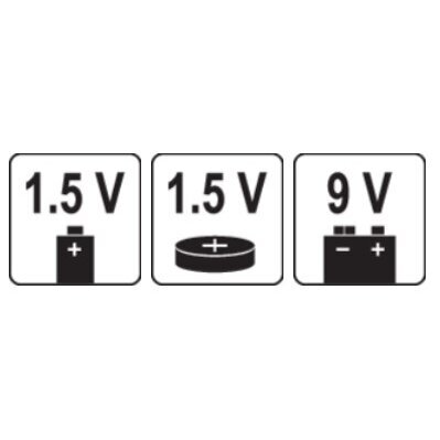 Testeris 1.5V ir 9V baterijoms 6 Testeris 1.5V ir 9V baterijoms 6