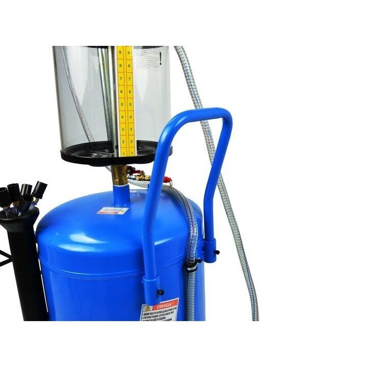 Tepalo surinkimo bakas 80l su išsiurbimu ir išleidimu (su plast. indu) 2
