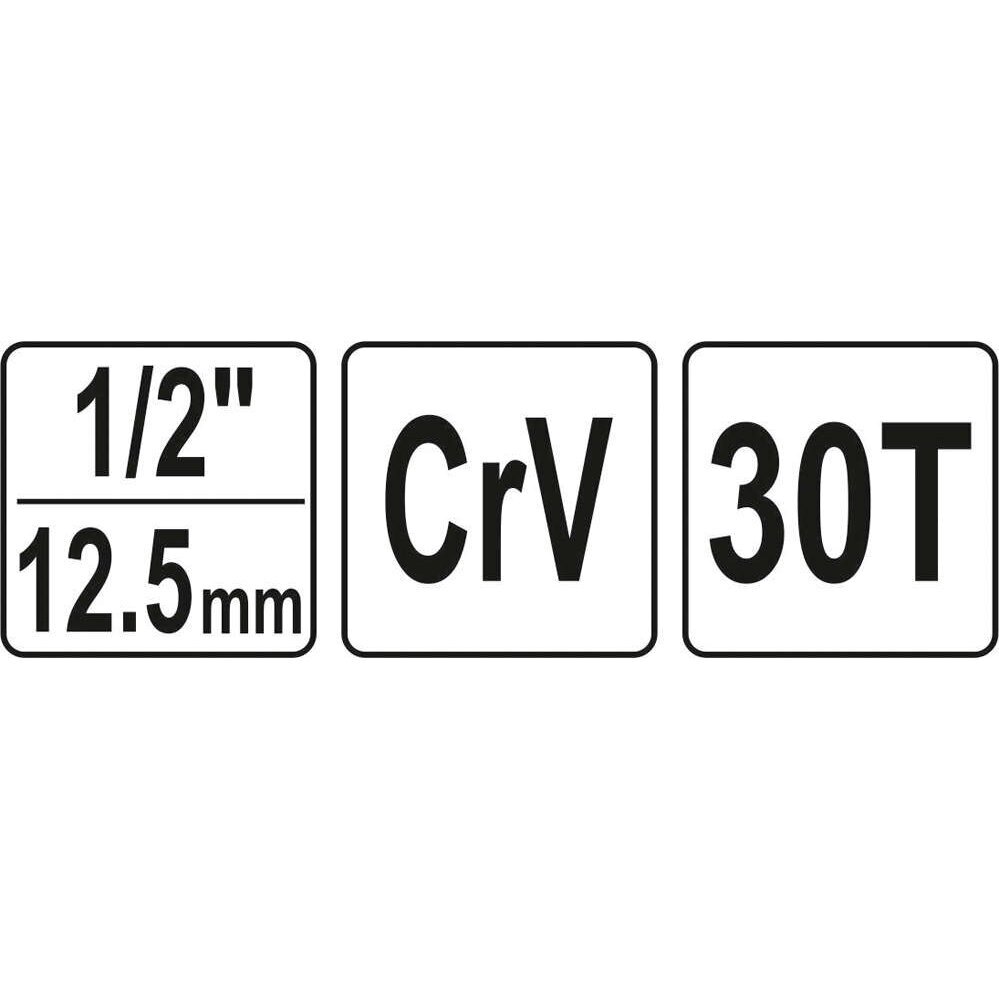 Terkšlė su kiauryme 1/2" 3 Terkšlė su kiauryme 1/2" 3