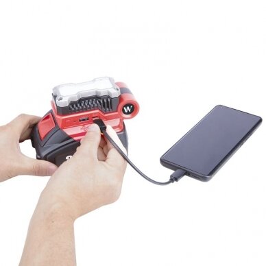 USB adapteris akumuliatoriui 20V LI-ION  4