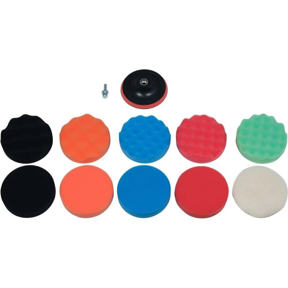 Valymo-poliravimo rinkinys 150mm, M14 12vnt. Valymo-poliravimo rinkinys 150mm, M14 12vnt.