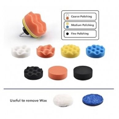 Valymo-poliravimo rinkinys 75mm 54vnt. 1 Valymo-poliravimo rinkinys 75mm 54vnt. 1