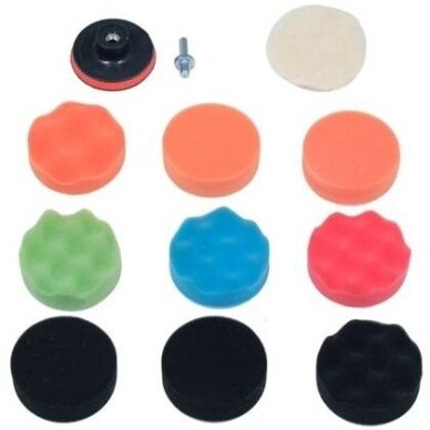 Valymo-poliravimo rinkinys 80mm, M10 12vnt. Valymo-poliravimo rinkinys 80mm, M10 12vnt.