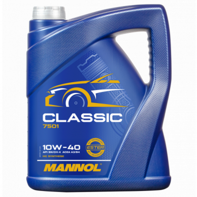 Variklio alyva MANNOL CLASSIC 10W-40 5l MN7501-5 Variklio alyva MANNOL CLASSIC 10W-40 5l MN7501-5