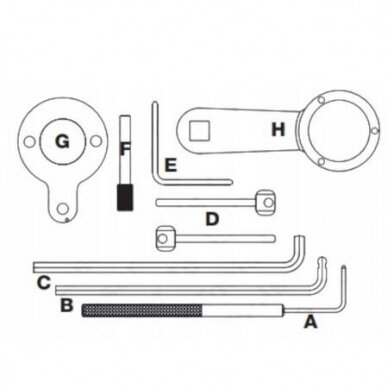 Variklio fiksavimo VW AUDI SKODA 1.4 1.6 2.0 TDI 2