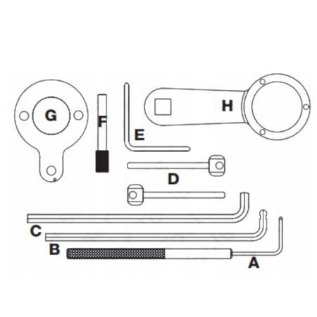 Variklio fiksavimo VW AUDI SKODA 1.4 1.6 2.0 TDI 2