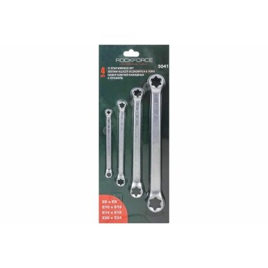 Veržliarakčių rinkinys E-torx 4vnt.