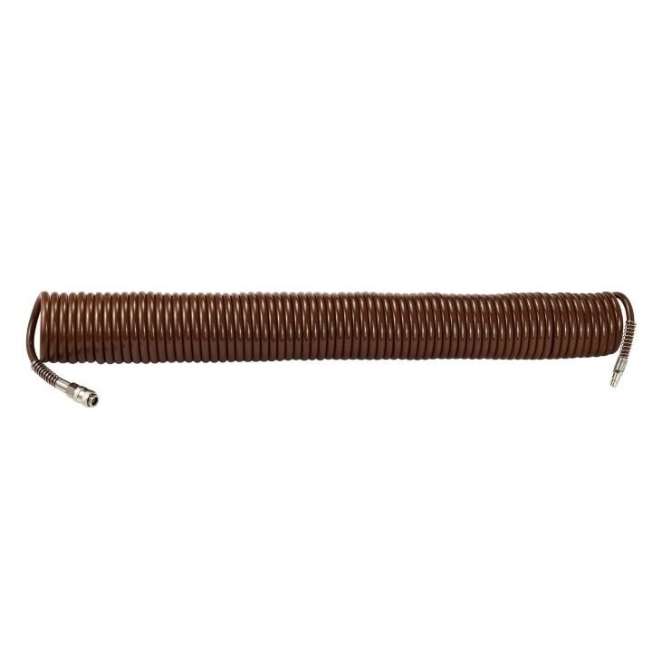 Žarna spiralinė su vožtuvais Ø8x12mm 20m 1 Žarna spiralinė su vožtuvais Ø8x12mm 20m 1