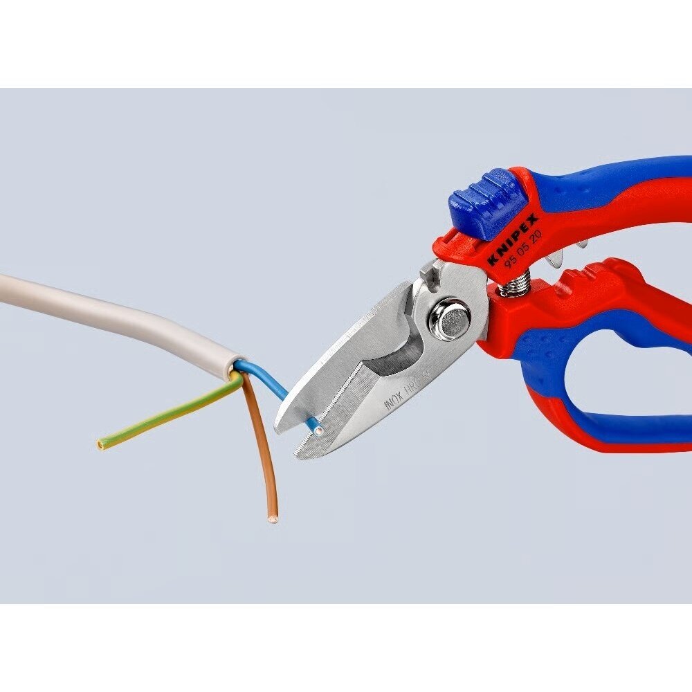 Žirklės lenktos elektrikams KNIPEX 12 Žirklės lenktos elektrikams KNIPEX 12
