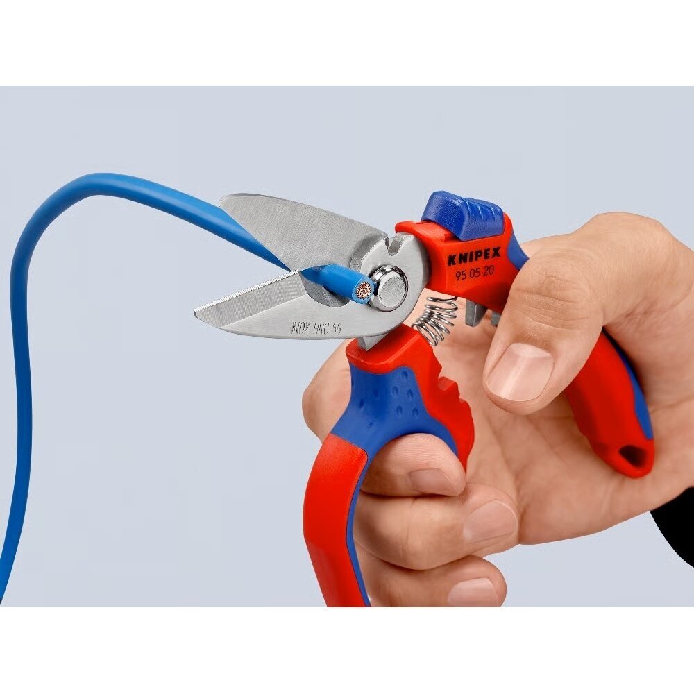 Žirklės lenktos elektrikams KNIPEX 15 Žirklės lenktos elektrikams KNIPEX 15