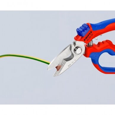 Žirklės lenktos elektrikams KNIPEX 10 Žirklės lenktos elektrikams KNIPEX 10